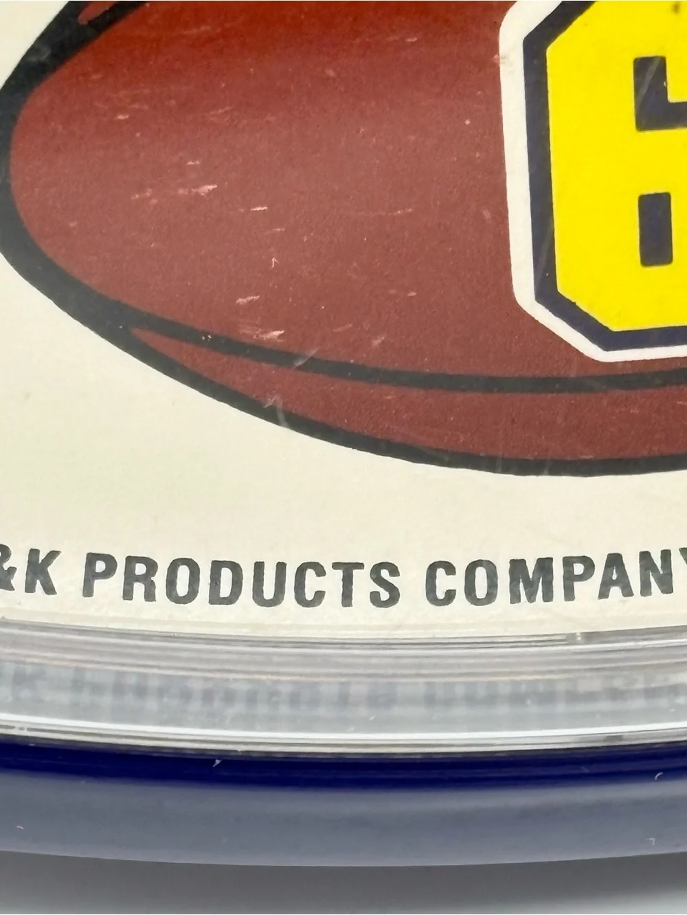 Vintage Minnesota Vikings NFL Football Helmet Wall Clock P&K Products 1993